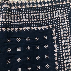 Madewell Long Cotton Scarf - Bandana Design